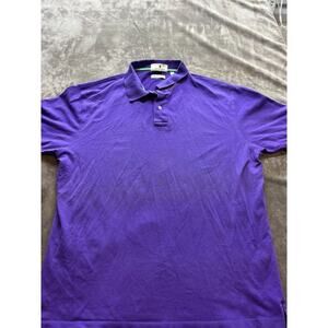 Southern Pines Polo Shirt Mens XL Purple Stretch Mesh